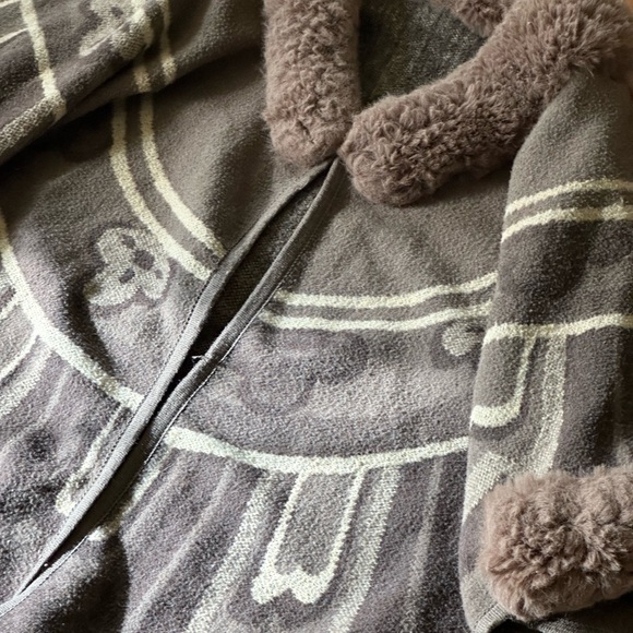 Boho Cape Coat Faux Fur - Vintage - Picture 9 of 13